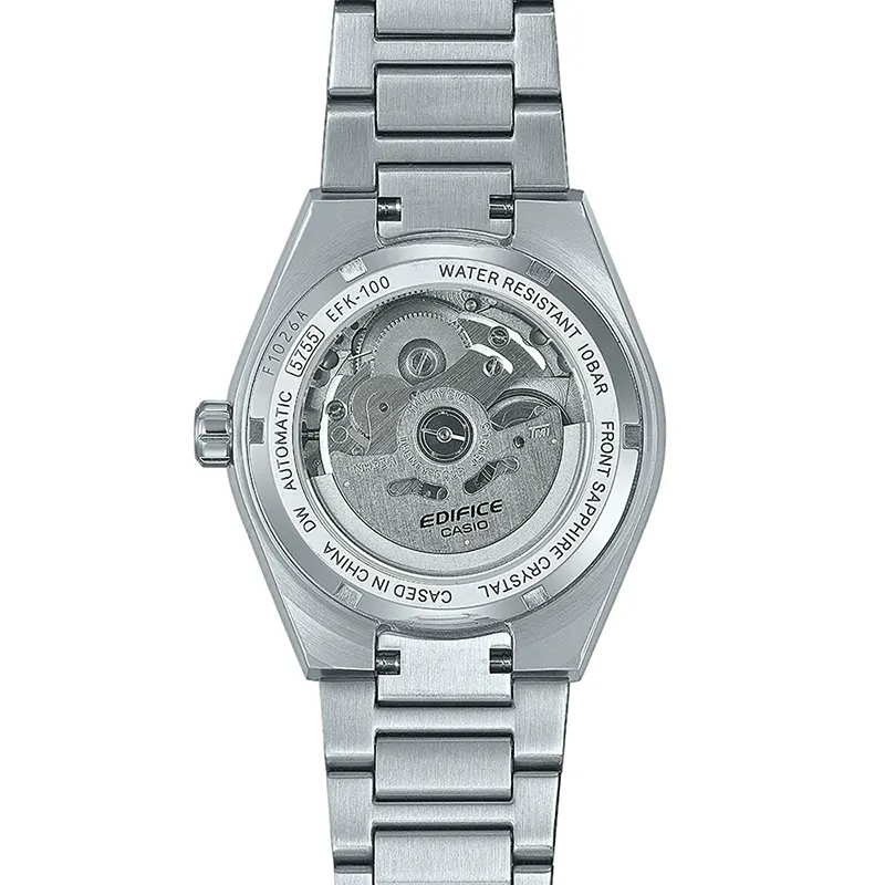 Casio Edifice Automatic Black Carbon Dial Men's Watch- EFK-100CD-1A